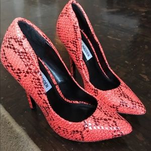 Steve Madden Snake Print Heels